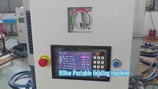 80kwfull digital igbt induction heating machine for portable heater 