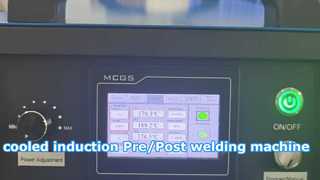 Air cooled induction heater machine for Pre/post welding machine