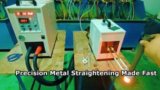 Industrial Induction Straightening Machine for Metal Shafts