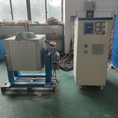 Giá tốt Lò cảm ứng tần số trung bình 160KW Lò nung nóng chảy sắt 100kg Thép trực tuyến