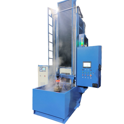 Machine de durcissement par induction entièrement automatique pour les cylindres des engrenages des arbres