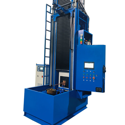 Machine de durcissement par induction entièrement automatique pour les cylindres des engrenages des arbres