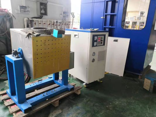 お買い得 120KW 誘導鋼溶解炉 440V 鉄誘導炉自動車 オンライン