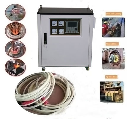 Buen precio máquinas refrigeradas por aire del tratamiento térmico de la soldadura del poste 60KW para la expansión del encogimiento de la calefacción de PWHT en línea