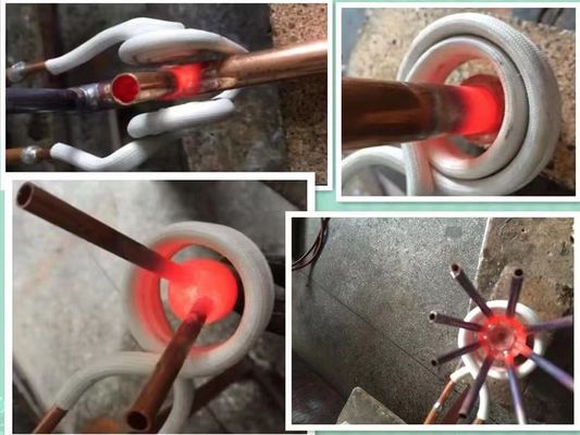 Guter Preis Kupfer-Messing-Induktionslötmaschine 30-80 kHz Hochfrequenz-Induktionsheizmaschine Online