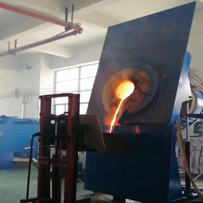 Good price Hydraulic Tilt System Induction Melting Furnace 400KW Medium Frequency Furnace online
