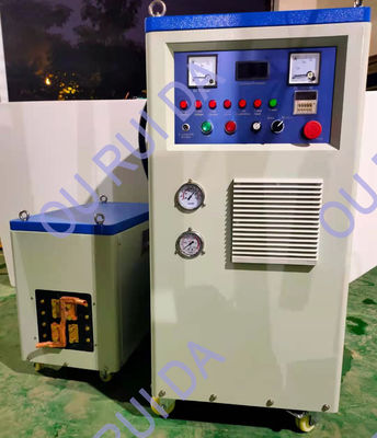 İyi fiyat Özel sertleştirme bobini için yüksek verimli indüksiyon söndürme makinesi 160KW giriş gücü çevrimiçi