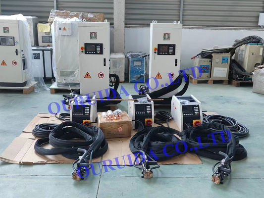 İyi fiyat Türbinler Hidrolik Buhar Gazı için Endüstriyel Soğutucu Donanımlı Taşınabilir IGBT İndüksiyonlu Cıvata Isıtma Makinesi çevrimiçi