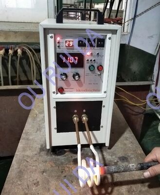 Prezzo buono Apparecchiature di riscaldamento ad induzione ad alta frequenza per brasatura, saldatura, forgiatura, trattamento termico (HF-25KW) in linea