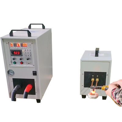 Prezzo buono Macchina di riscaldamento ad induzione ad alta frequenza da 25 kW con frequenza da 30-80 kHz e ciclo di lavoro al 100% per il trattamento termico dei metalli in linea