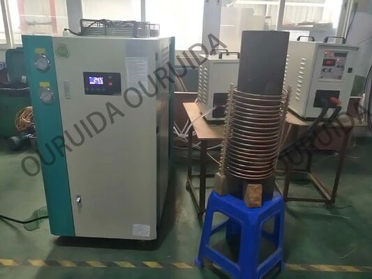Prezzo buono 40KW Induction Heating Machine HF-40AB con ciclo di lavoro al 100% 30-80kHz Frequenza e certificato CE in linea