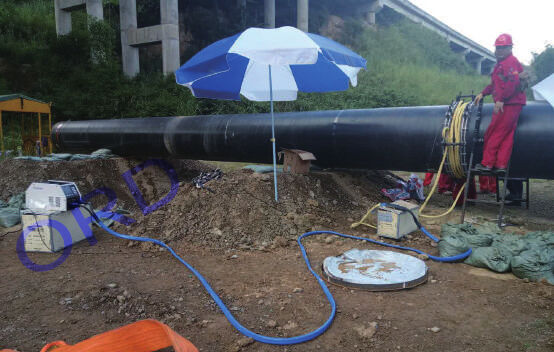 Bon prix DSP-20kw Tubes de tuyauterie offshore Cylindre de préchauffage de post-soudage Traitement thermique à l'induction en ligne