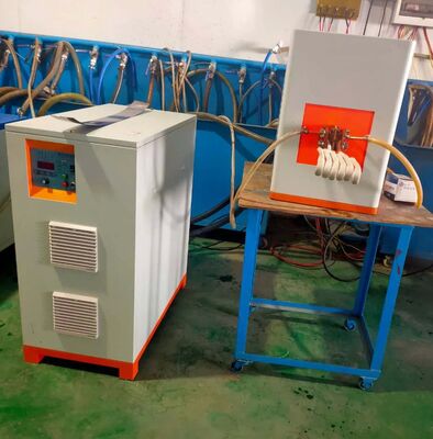 Good price China Manufacturer Direct Sales IGBT Ultra High Frequency Induction Heating Machine for Diathermy Forging of High Strength Bolts and Nuts online
