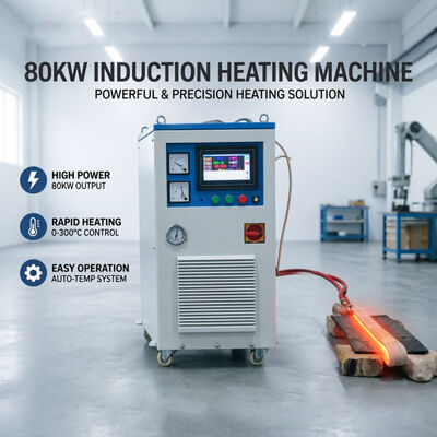 Good price 80KW Induction Heating Machine with Water Cooling System and 20KHZ-50KHZ Frequency for Bearing Gear Coupling Ring Parts online